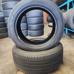 🔥 (2) 255 50 20 Bridgestone Alenza All Season Tires 