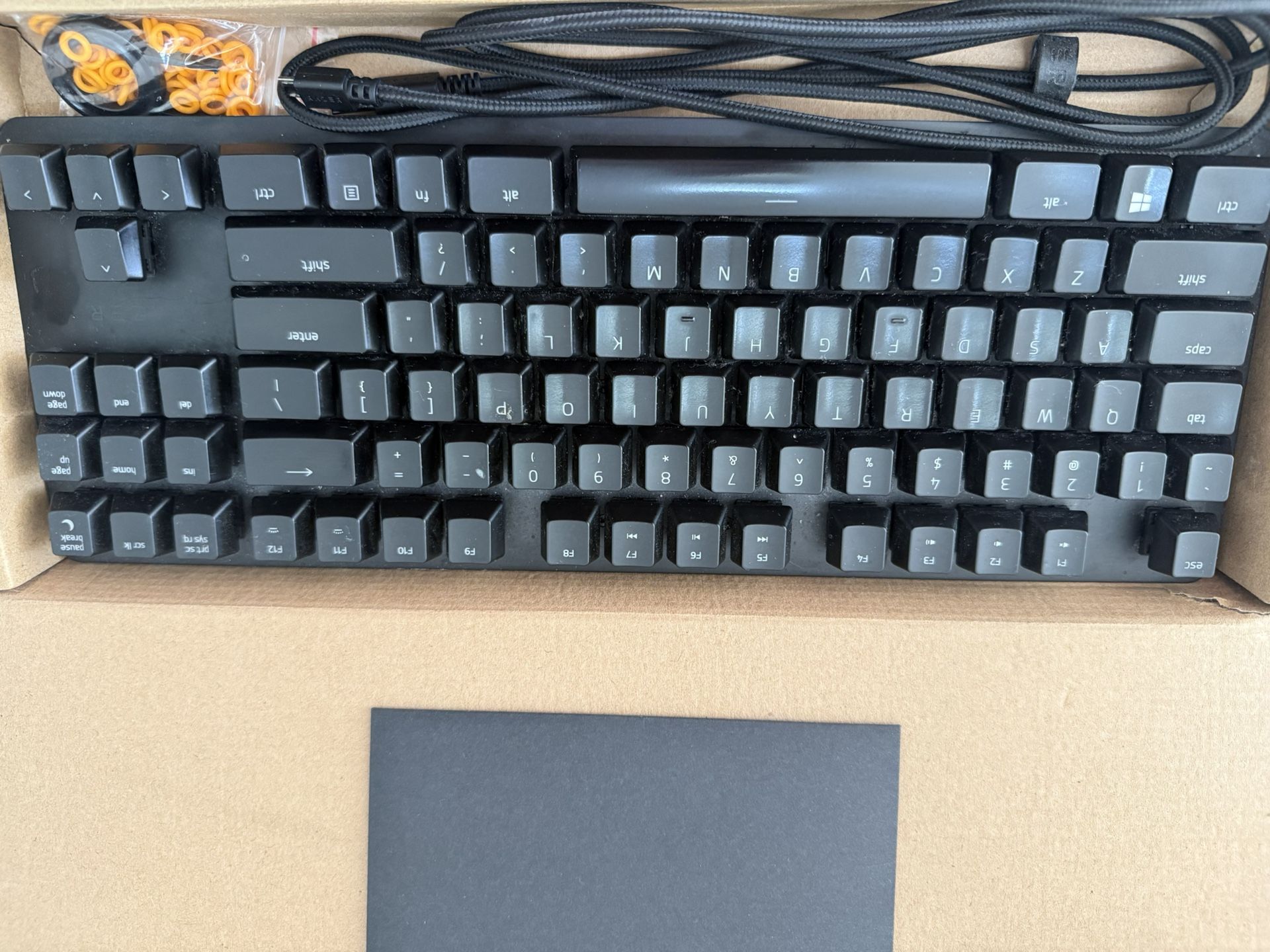 Razor BlackWidow Lite gaming keyboard(Orange Switch)
