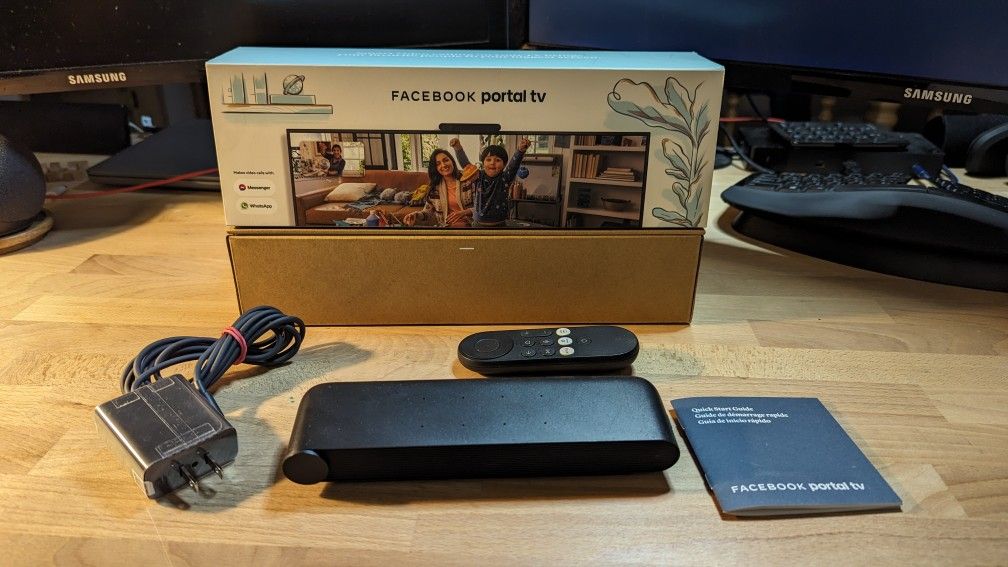 Facebook Portal TV LW94NS W/Remote