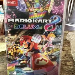 Factory Sealed (unopened) MarioKart Deluxe 8 For Nintendo Switch
