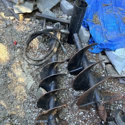 Mini Skidsteer Auger Attachment 