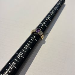 14k Purple Birthstone Ring