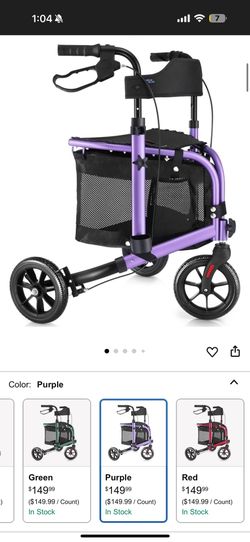3 Wheel Rollator Walker