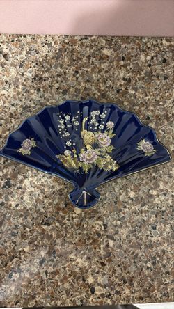 Cobalt Japanese Fan
