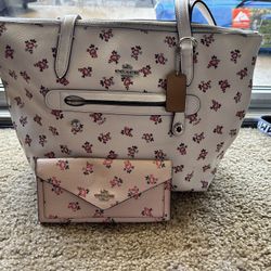 Coach Purse, And Wallet Combo