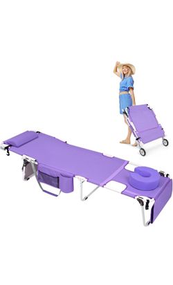 Purple Tanning Chair