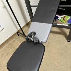 Weider 6.1 Standard Bench & Rack Combo
