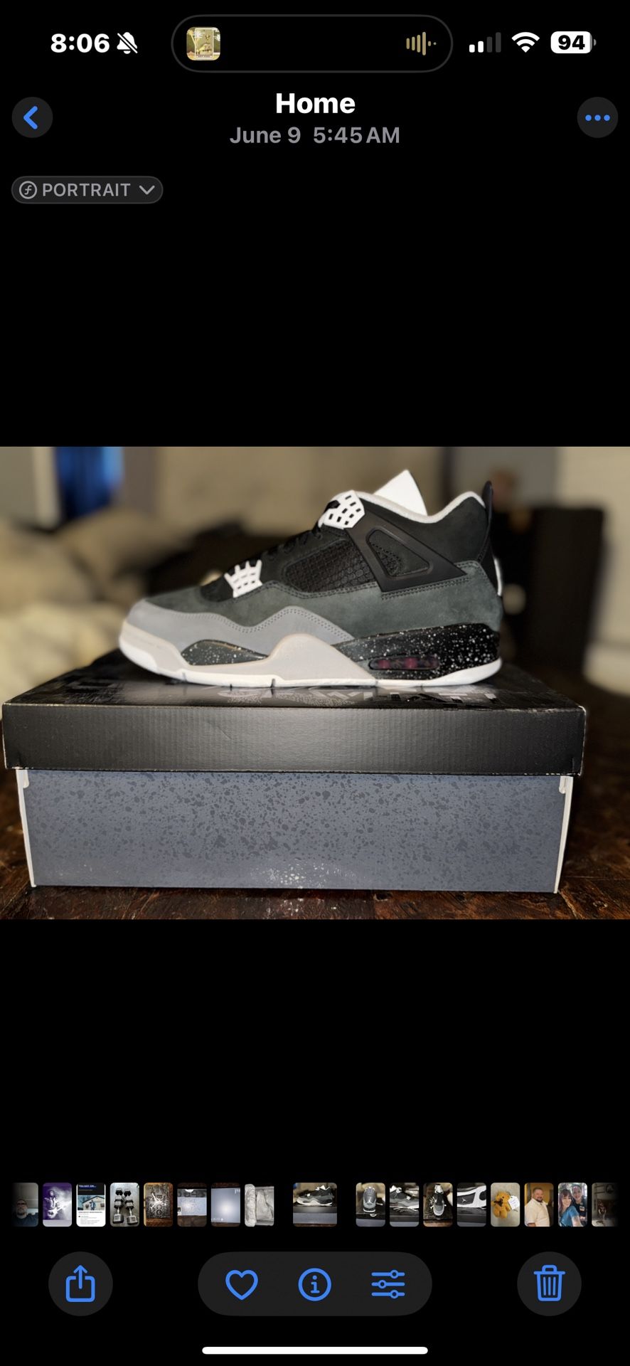 JORDAN 4 - fear