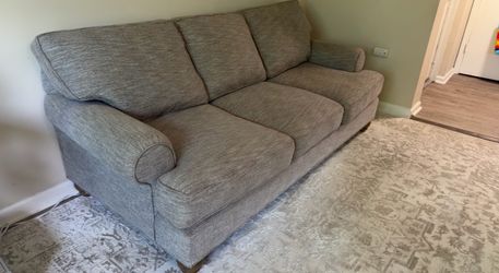 Craftmaster Custom Three-Seat Rolled Arm Sofa