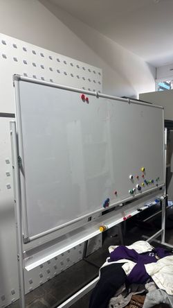 Large Rolling Whiteboard