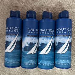 Nautica Oceans Deodorizing Body Spray 