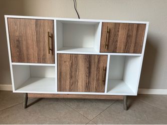 Modern console table white/gold excellent condition