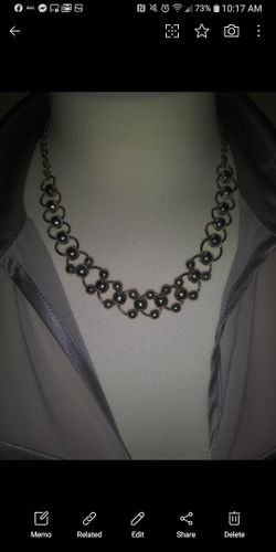 925 Silver, necklace and bracelet SET, from Peru. Beautiful!! Brand new!!