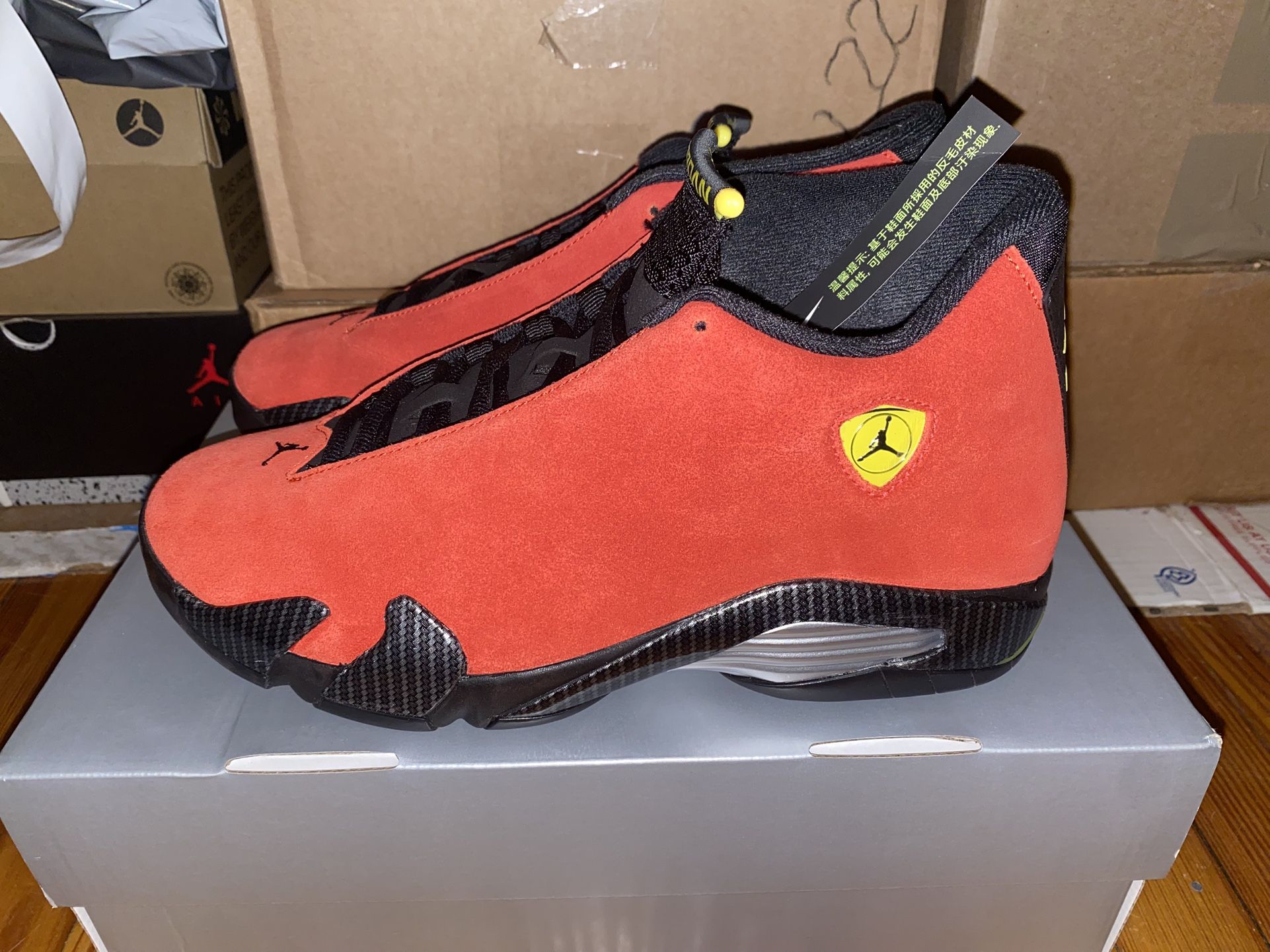 Air Jordan 14 Challenge Red/Black Size 10 NEW DS Please Read The Description Before Contacting Me.👇🏾👇🏾👇🏾