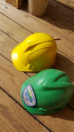 Hard heat.for construction.$3for 1,or 5 for 2.