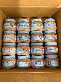 Gerber baby meat jars