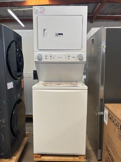 New! Frigidaire Electric Washer / Dryer Laundry Center