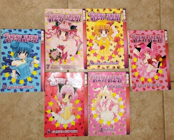 Anime Tokyo Mew Mew Mangas $10 Takes All Of Them Together As A Set ๐ธ