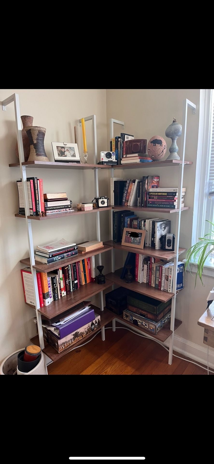 White Oak 5 tier shelf