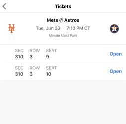 Astros Tickets 