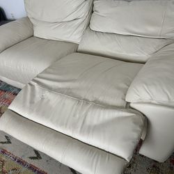 Sofa electrical recliner. Leather. Excellent condition $400