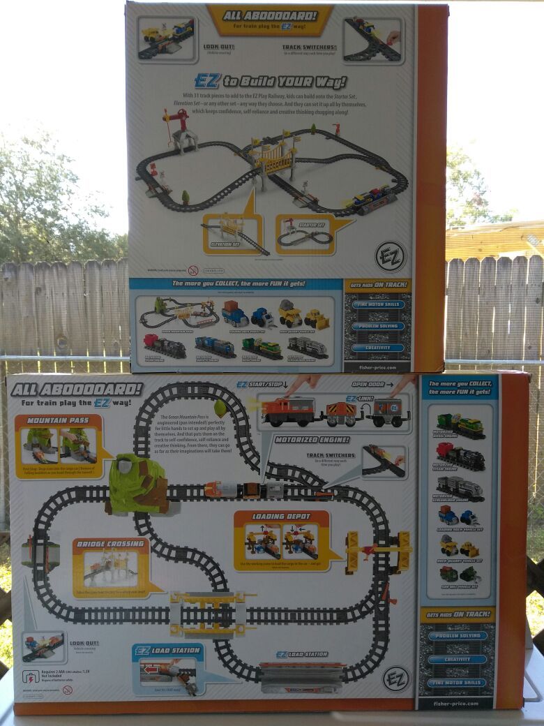 NEW Fisher Price EZ Play Railway Train set for Sale in Tampa FL