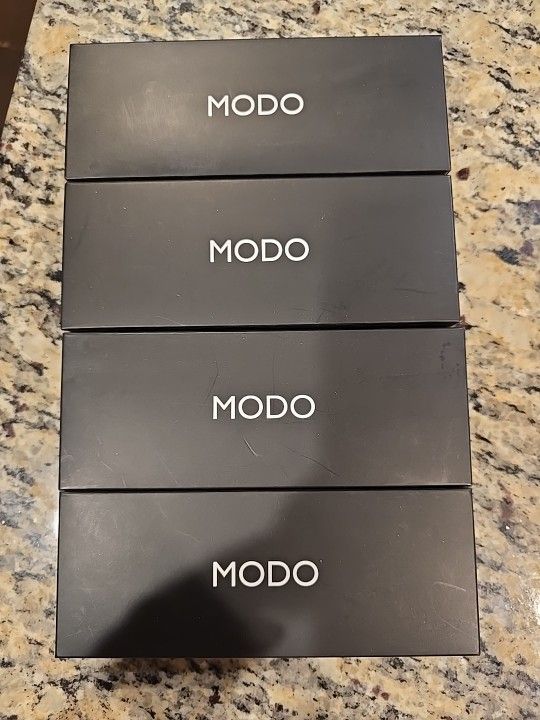 Modo Black Eyeglass Glasses Sunglasses Hard Case Brand New With Cleaning Cloth