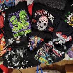 Graphic Tees - Halloween Shirts Adult Most Size Men’s Large