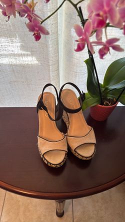 Arezzo Espadrille Wedge Sandals