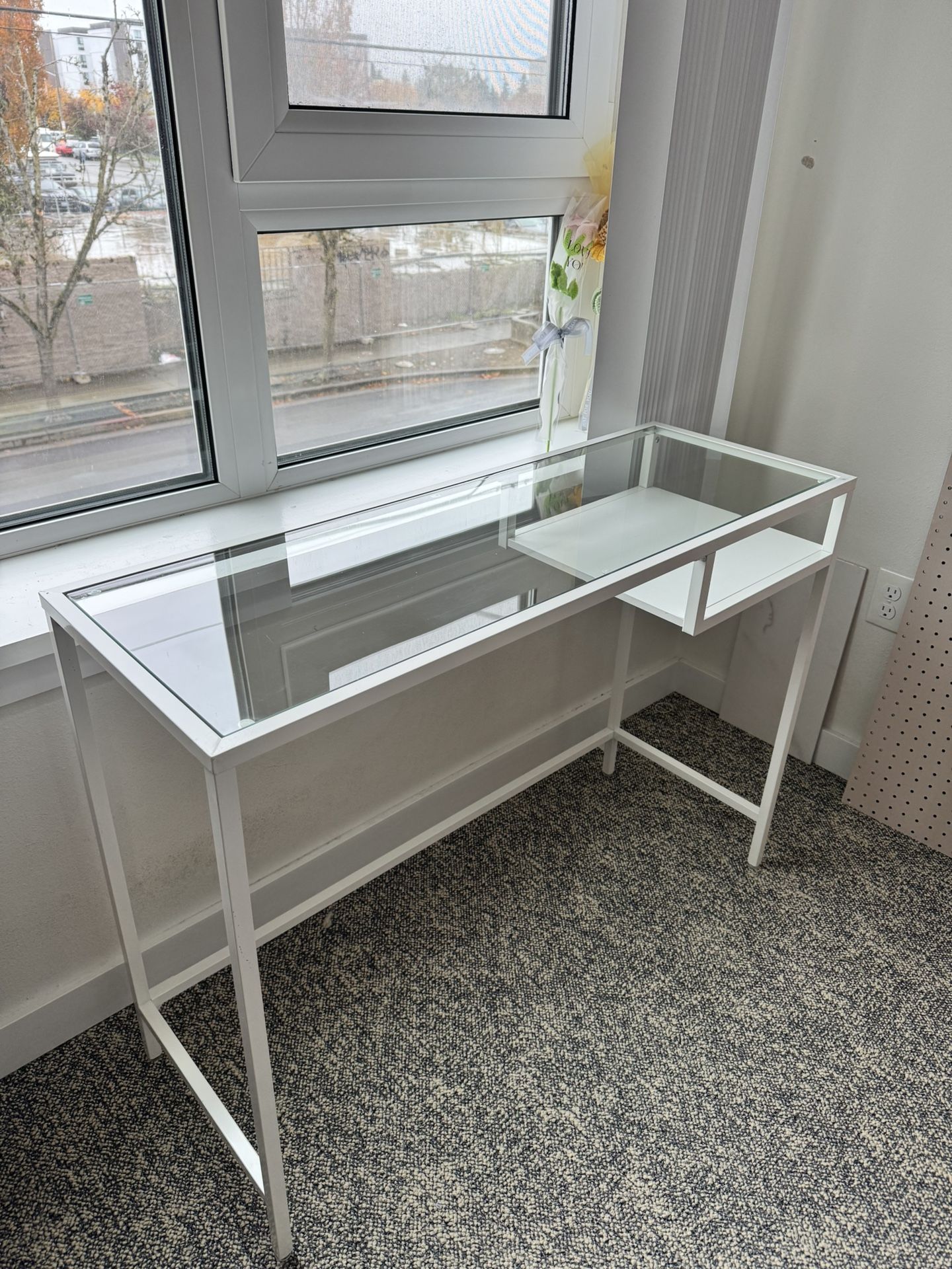 IKEA Glass Desk / Study / Work
