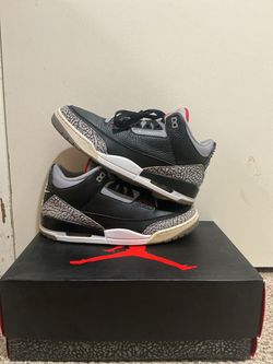 Jordan three black cement size 10.5
