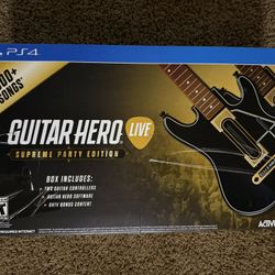 PS4  Guitar Hero Live - Brand New