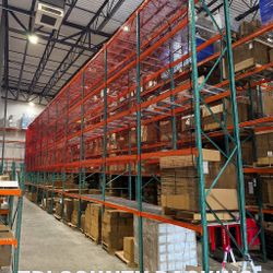 Industrial Pallet Racks Beams Uprights Wire Decks 