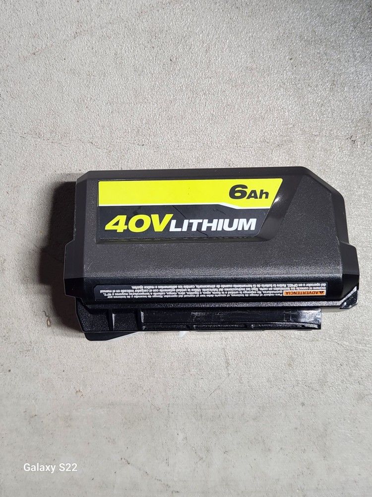 Ryobi 40v 6ah Battery