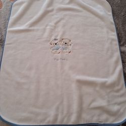 Set of 2 Premium Pierre Cardin Paris Baby Blankets 🍼