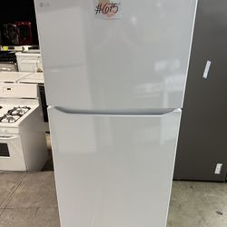 New open box LG white refrigerator 