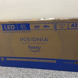 Insignia 43" Class F30 LED 4K UHD Smart Fire tV