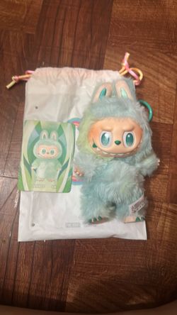Labubu  serenity  color green  big into energy