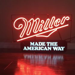 Miller Neon Sign