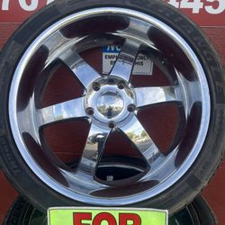 24” Boss Rims & Tires – 5x150 Bolt Pattern 