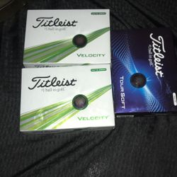 All New Titleist Tour Soft And Velocity Golf Balls