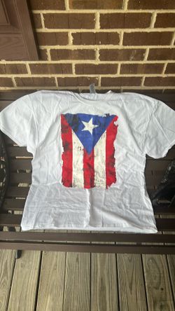 Puerto Rican flag T shirt XL