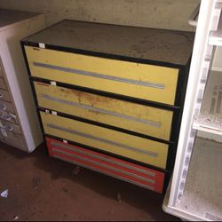 Metal 6-Drawer Toolbox 36” made by Bret Ford Colortone
