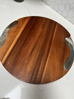 Nambe Wood Cheese Board