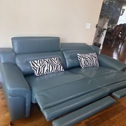 Contemporary Power-Recline Couch Loveseat & Armchair