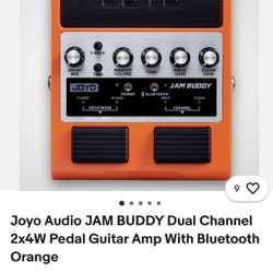 Joyo Audio JAM BUDDY Dual Channel 2x4W Pedal Guitar Amp With Bluetooth Orange