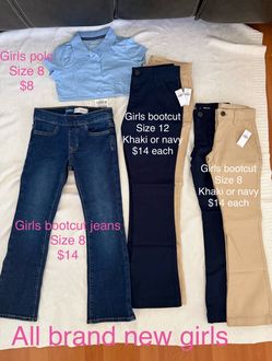 Boys and girls uniforms