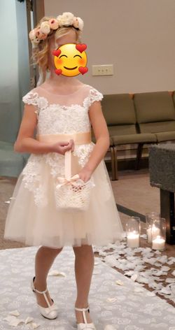 Gorgeous Dress For Girl 5-8 Years old. Or Flower Girl Dress,Baskets,etc.