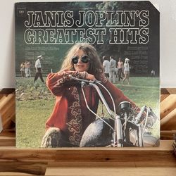 Janis Joplin’s Greatest Hits Vinyl Record  Album Vintage Retro 