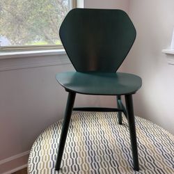 Dark Green Modern Wood Dining Chair Billiani